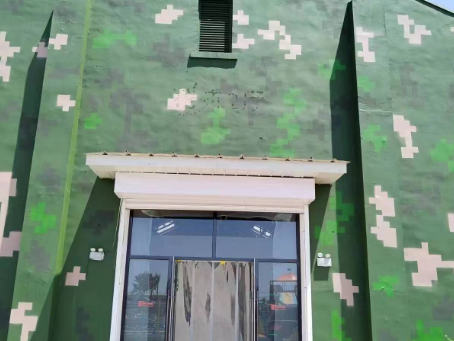 静海地面数码迷彩漆施工注意事项